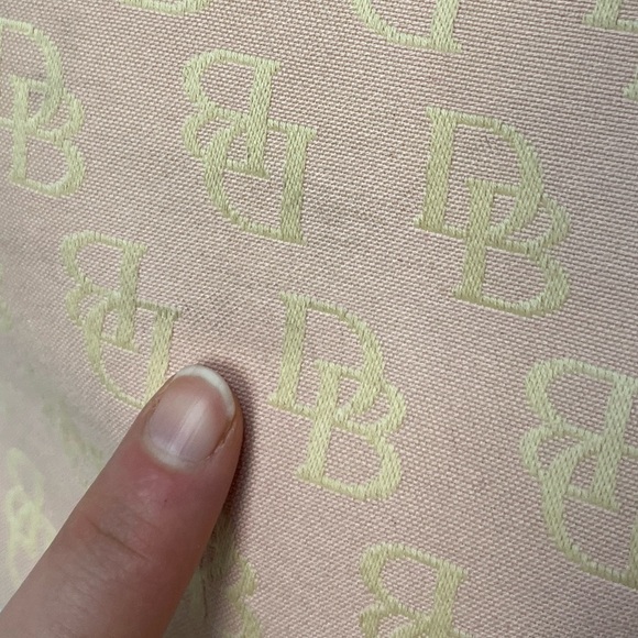 Dooney & Bourke Pink Classic Signature Monogram North South Bucket Bag - Picture 3 of 14